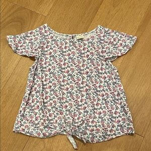 Zara Girls Floral Knit Top